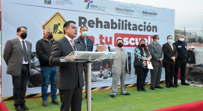 TONY RODRÍGUEZ PONE EN MARCHA EL PROGRAMA ”REHABILITACIÓN EN TU ESCUELA” PARA DIGNIFICAR LOS PLANTELES EDUCATIVOS DE TLALNEPANTLA 