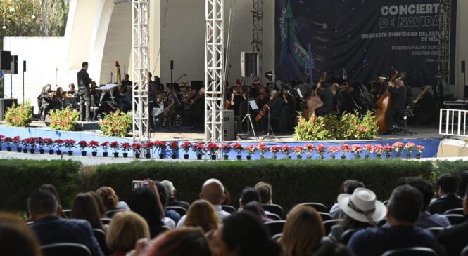 ALEGRIA Y BAILE EN CONCIERTO NAVIDEÑO DE OSEM EN NAUCALPAN