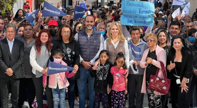 <strong>ENTREGA HUIXQUILUCAN REPAVIMENTACIÓN DE CALLES Y BARDA PERIMETRAL DE ESCUELA EN SAN FERNANDO</strong>