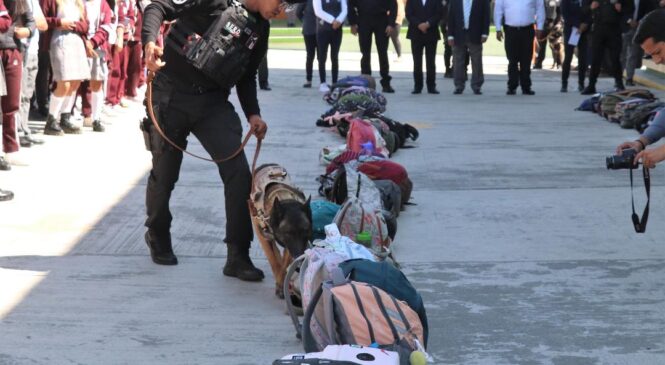 <strong>PROTEGE HUIXQUILUCAN A ESTUDIANTES CON “MOCHILA SEGURA” Y PLÁTICAS DENTRO DE SUS PLANTELES</strong>