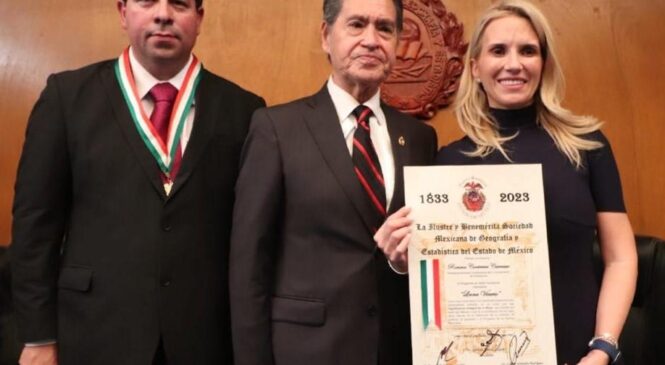 <strong>RECONOCE SOMEGEM A ROMINA CONTRERAS POR SU DESTACADA LABOR AL FRENTE DEL GOBIERNO DE HUIXQUILUCAN</strong>