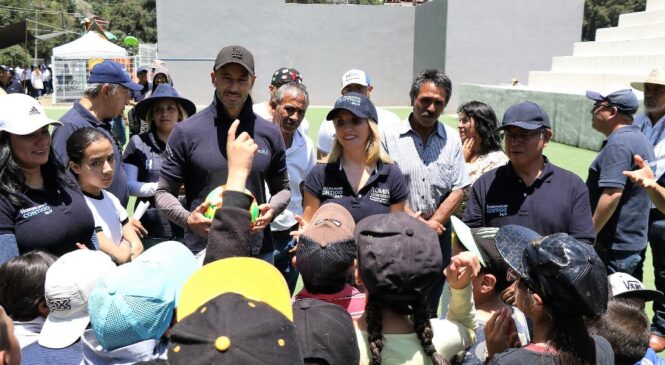 ENTREGAN REPAVIMENTACIÓN DE LA CARRETERA AGUA BENDITA- AGUA BLANCA CON “HUIXQUILUCAN CONTIGO 24/7”