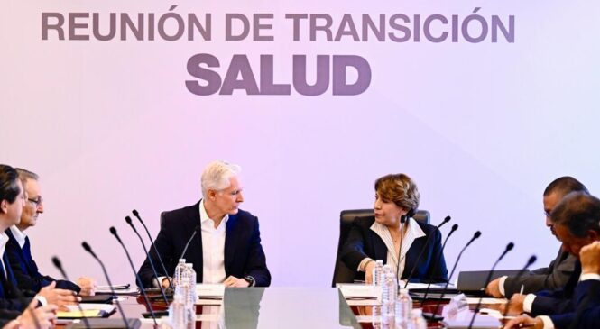 DELFINA GÓMEZ ABORDA TEMAS DE SALUD EN SEGUNDA REUNIÓN DE TRANSICIÓN