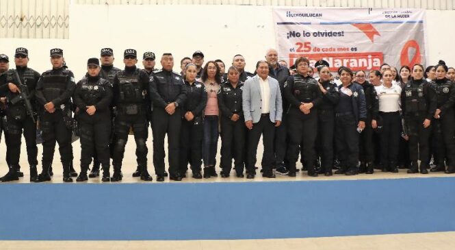 POLICÍAS DE HUIXQUILUCAN RECIBEN CAPACITACIÓN EN MATERIA DE EQUIDAD DE GÉNERO