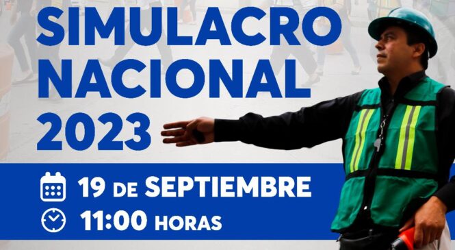 SE SUMA HUIXQUILUCAN AL SEGUNDO SIMULACRO NACIONAL 2023