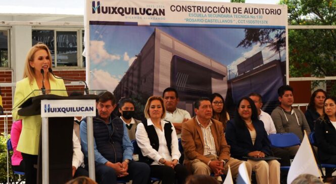 INVIERTE HUIXQUILUCAN CASI 35 MILLONES DE PESOS EN INFRAESTRUCTURA EDUCATIVA