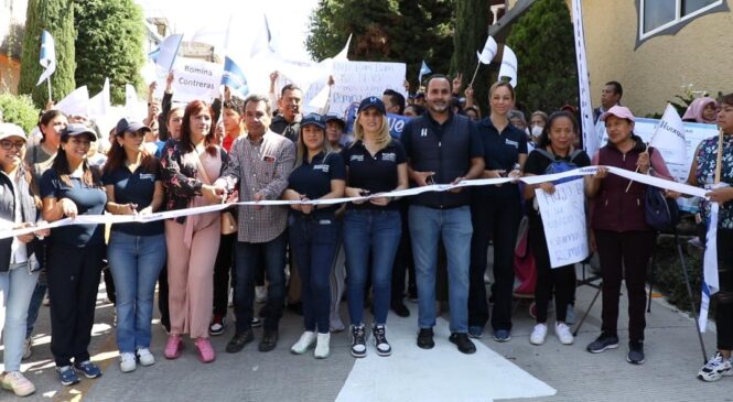 HUIXQUILUCAN FORTALECE LA INFRAESTRUCTURA VIAL CON REPAVIMENTACIÓN DE CALLES EN SAN FERNANDO