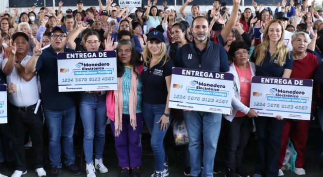 CONCLUYE HUIXQUILUCAN ENTREGA DE MONEDEROS ELECTRÓNICOS A 3 MIL 600 FAMILIAS