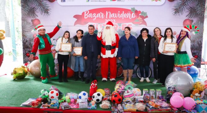 DIF TLALNEPANTLA REALIZA BAZAR NAVIDEÑO EN APOYO A LAS MUJERES EMPRENDEDORAS