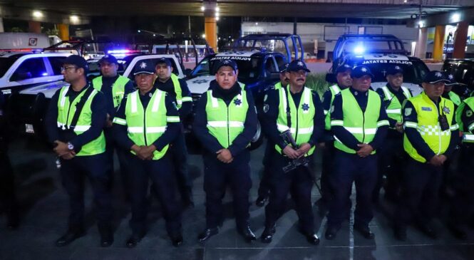 BLINDAN MIL 200 ELEMENTOS DE LA POLICÍA DE TLALNEPANTLA AL MUNICIPIO DURANTE  MEGAPUENTE VACACIONAL