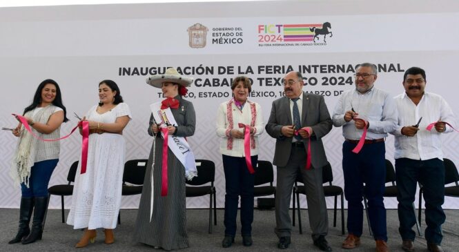 Asiste Gobernadora del Edoméx a la Feria Internacional del Caballo de Texcoco