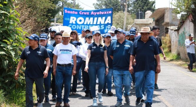 ÉSTA ES LA ELECCIÓN MÁS IMPORTANTE; VAMOS POR EL 5 DE 5 EN HUIXQUILUCAN: ROMINA CONTRERAS