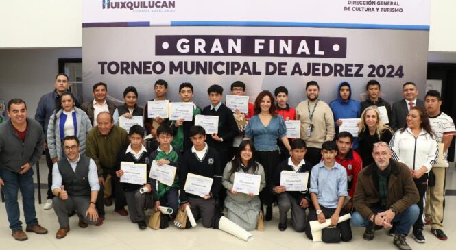 720 ESTUDIANTES DE HUIXQUILUCAN PARTICIPAN EN TORNEO MUNICIPAL DE AJEDREZ