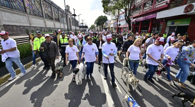 PROMUEVEN BIENESTAR ANIMAL CON CAMINATA Y CARAVANAS DE ATENCIÓN A MASCOTAS Y ANIMALES EN SITUACIÓN DE CALLE