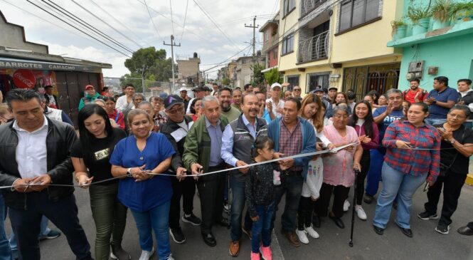 INAUGURA PEDRO RODRÍGUEZ REHABILITACIÓN DE CALLE COAHUILA, EN LA COLONIA LÁZARO CÁRDENAS