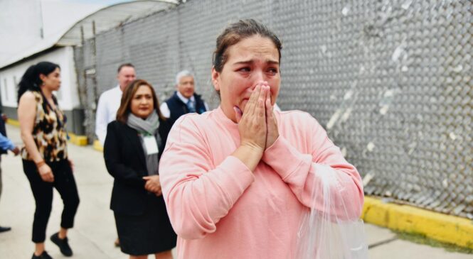 SALE EN LIBERTAD LA SEGUNDA MUJER A QUIEN SE LE OTORGA AMNISTÍA POR PARTE DE LA CODHEM