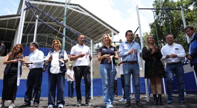 FOMENTA HUIXQUILUCAN DEPORTE CON GIMNASIO AL AIRE LIBRE EN LA COLONIA FEDERAL BUROCRÁTICA