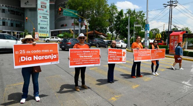 TOMAN CALLES EN NAUCALPAN PARA VISIBILIZAR VIOLENCIA CONTRA MUJERES