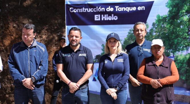 INICIA HUIXQUILUCAN CONSTRUCCIÓN DE TANQUE DE AGUA EN LA COMUNIDAD EL HIELO