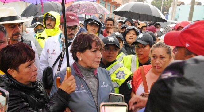 TODO EL APOYO A FAMILIAS DE CHALCO: GOBERNADORA DELFINA GÓMEZ