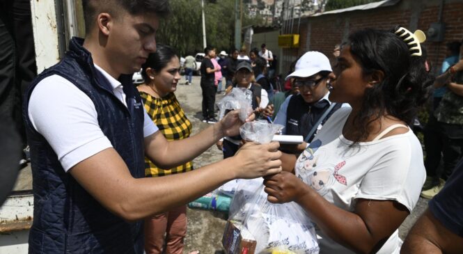 ENTREGA DIF NAUCALPAN APOYOS A FAMILIAS AFECTADAS POR LAS LLUVIAS