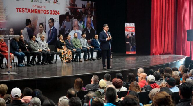 DURANTE LA ACTUAL ADMINISTRACIÓN, TONY RODRÍGUEZ HA ENTREGADO 4 MIL 500 TESTAMENTOS A BAJO COSTO, BENEFICIANDO A 18 MIL PERSONAS