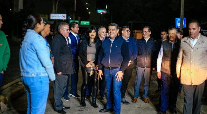 GOBIERNO DE TLALNEPANTLA EN COORDINACIÓN CON LA JUNTA DE CAMINOS EDOMÉX INICIAN REPAVIMENTACIÓN EN PERIFÉRICO NORTE