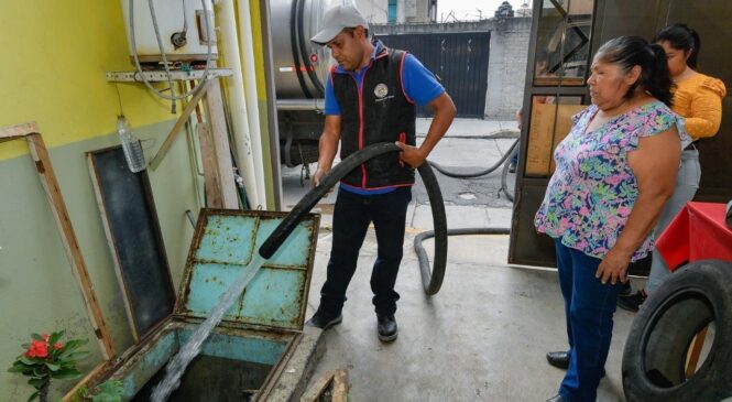 AUMENTA GOBIERNO DE ATIZAPÁN NÚMERO DE PIPAS PARA DISTRIBUIR MÁS AGUA