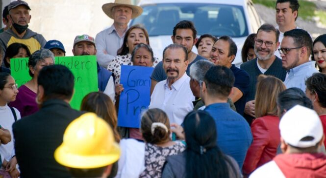 BENEFICIA PEDRO RODRÍGUEZ A FAMILIAS DE LA COLONIA AMPLIACIÓN DEMETRIO VALLEJO