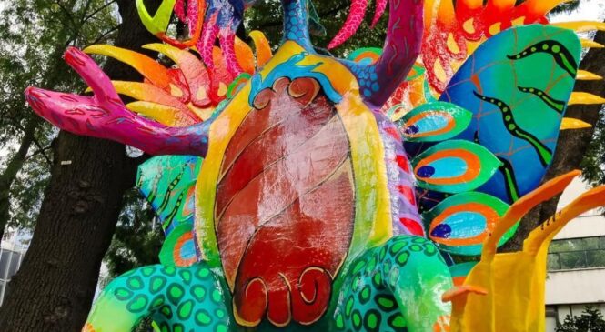 ARTE DE ATIZAPÁN TRASPASA FRONTERAS Y PARTICIPA ALEBRIJE EN DESFILE Y CONCURSO EN LA CDMX