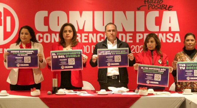 PROMOVERÁ EL PRI UN GASTO PÚBLICO BASADO EN LAS PROPUESTAS DEL PUEBLO