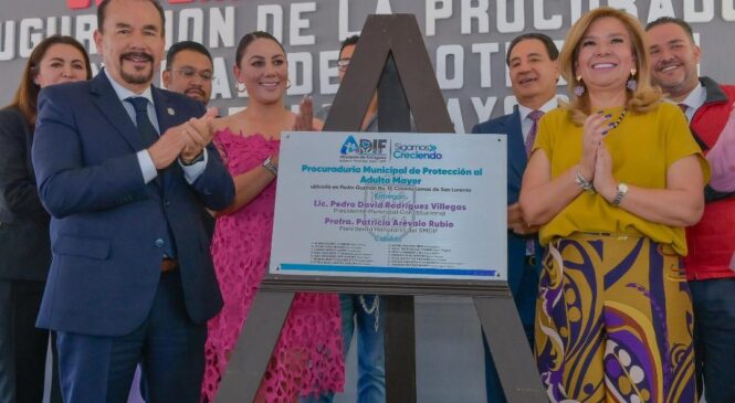 PEDRO RODRÍGUEZ VILLEGAS Y PATRICIA ARÉVALO INAUGURAN PROCURADURÍA MUNICIPAL DE PROTECCIÓN AL ADULTO MAYOR  DE ATIZAPÁN