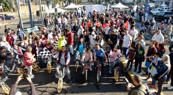 REACTIVA GOBIERNO DE NAUCALPAN PASEO CICLISTA DOMINICAL