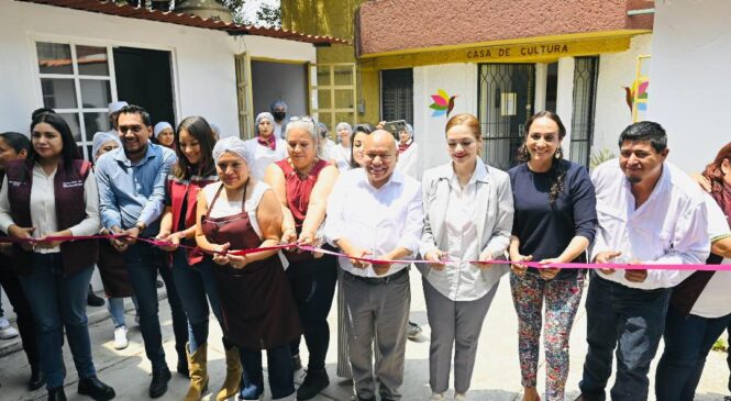 INAUGURA RACIEL PÉREZ CRUZ SEGUNDA COCINA DEL BIENESTAR EN COLONIA ISIDRO FABELA