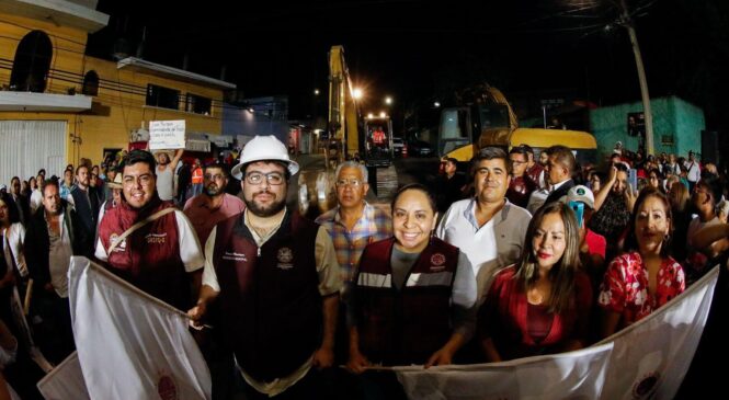 ARRANCA GOBIERNO DE ISAAC MONTOYA TRABAJOS DE REHABILITACIÓN CON CONCRETO HIDRÁULICO EN BENEFICIO DE CERCA DE 76 MIL HABITANTES DEL CHAMIZAL