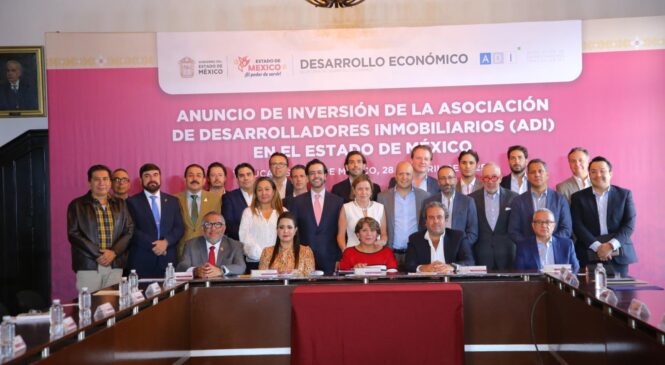 ANUNCIA GOBERNADORA DELFINA GÓMEZ INVERSIÓN HISTÓRICA DE 3 MIL 700 MDD PARA VIVIENDA EN EL EDOMÉX