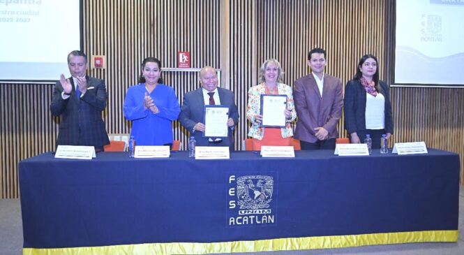 FIRMAN GOBIERNO DE TLALNEPANTLA Y FES ACATLÁN CONVENIO DE COLABORACIÓN PARA PROFESIONALIZACIÓN DE SERVIDORES PÚBLICOS