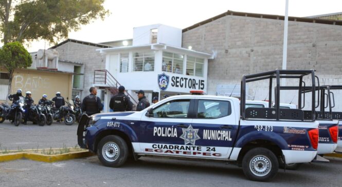 ECATEPEC TENDRÁ NUEVOS POLICÍAS DE PROXIMIDAD