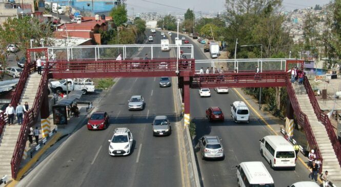 GOBIERNO DE NAUCALPAN RESCATARÁ 43 PUENTES PEATONALES CON PROTECCIONES ANTISUICIDIO Y CÁMARAS DE SEGURIDAD