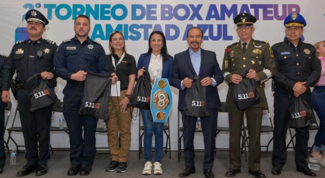 PEDRO RODRÍGUEZ VILLEGAS INAUGURA 2DO TORNEO DE BOX AMATEUR “AMISTAD AZUL”