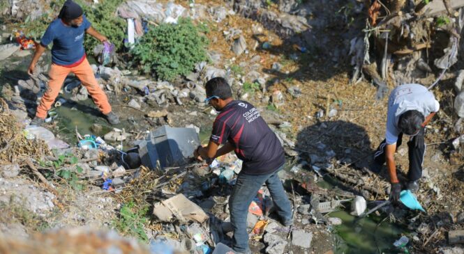 REFUERZA GOBIERNO DE ECATEPEC LIMPIEZA DE CAÑADAS Y BARRANCAS E INSTALA EL COMITÉ “TORMENTA”