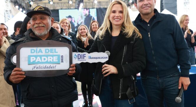 CELEBRA HUIXQUILUCAN EL DÍA DEL PADRE CON LA RIFA DE SIETE AUTOMÓVILES Y MIL 300 PREMIOS