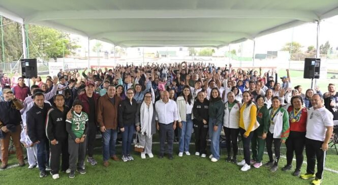 ENTREGA RACIEL PÉREZ CRUZ REHABILITACIÓN INTEGRAL DEL DEPORTIVO TLALNEPANTLA
