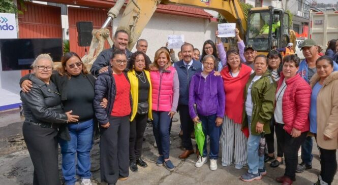 GOBIERNO DE ATIZAPÁN INICIA REHABILITACIÓN INTEGRAL DE AVENIDA HIPÓDROMO EN SAN MIGUEL XOCHIMANGA