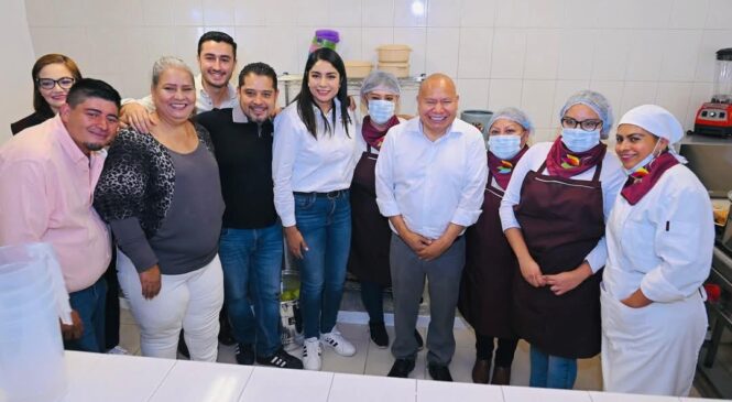 INAUGURA ALCALDE RACIEL PÉREZ LA COCINA DEL BIENESTAR EN LA COLONIA JORGE JIMÉNEZ CANTÚ
