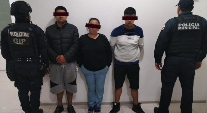 DETIENEN EN NAUCALPAN A INTEGRANTES DE UNA BANDA DELICTIVA DEDICADA AL ROBO DE VEHÍCULOS Y MOTOCICLETAS CON VIOLENCIA