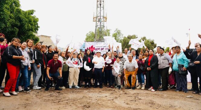 ALCALDE RACIEL PÉREZ DA BANDERAZO A LA CONSTRUCCIÓN DE POZO PROFUNDO “EL TENAYO” QUE BENEFICIARÁ A MÁS DE 17 MIL HABITANTES