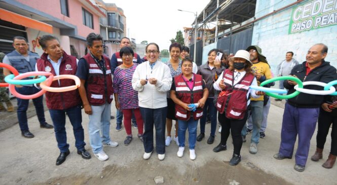 ACUDE AZUCENA CISNEROS A EJIDOS DE SANTA MARÍA TULPETLAC