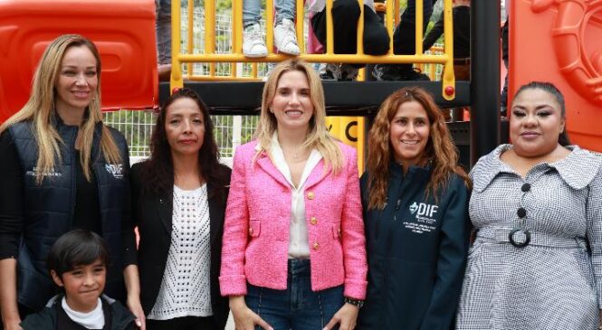 HUIXQUILUCAN RECUPERA PREDIO Y CONSTRUYE EL PARQUE INFANTIL NÚMERO 85 EN LA UNIDAD