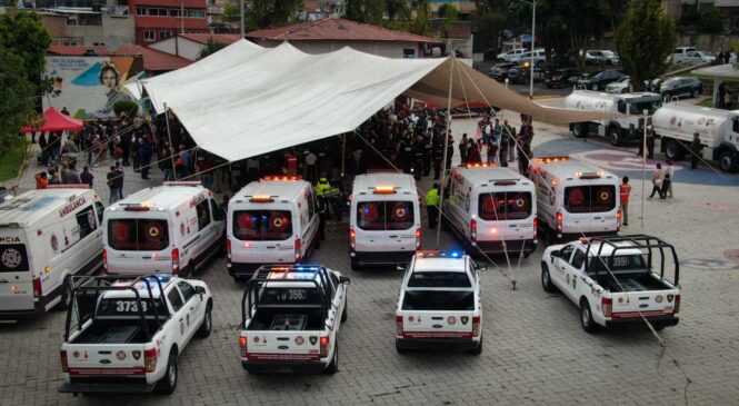SUMA NAUCALPAN SEIS AMBULANCIAS A LAS DOS EXISTENTES